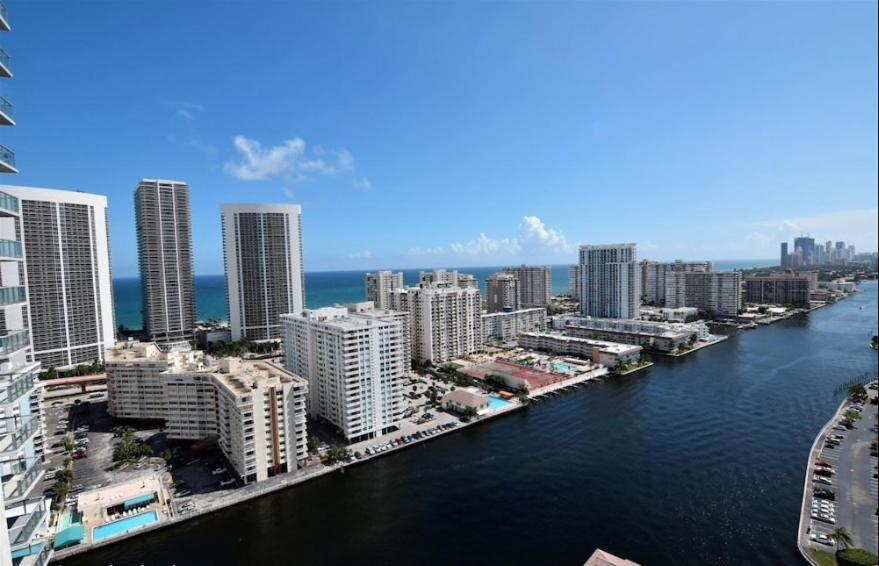 Miami Beach Studio Amazing Views 405B Халландейл-Бич Экстерьер фото